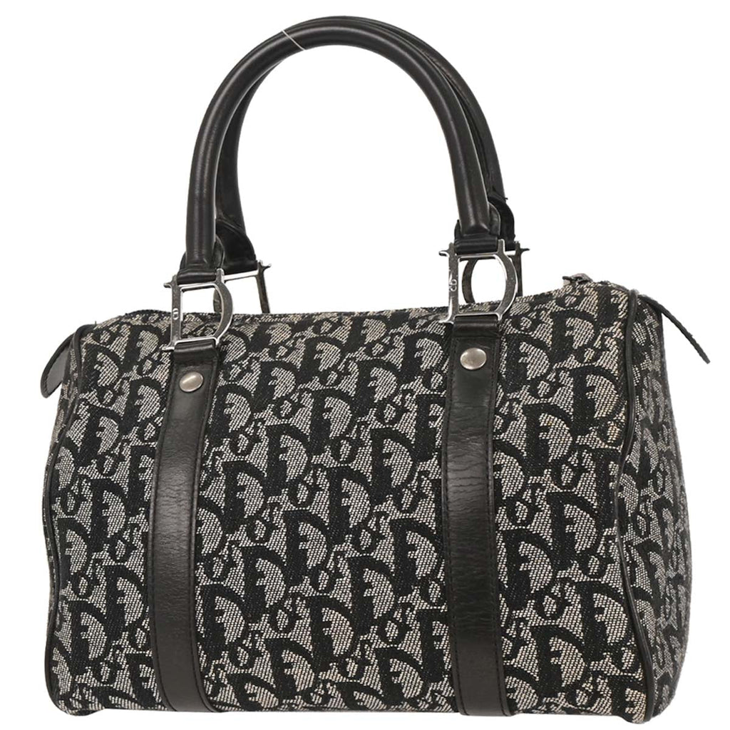 Christian Dior Black Trotter Duffle Handbag
