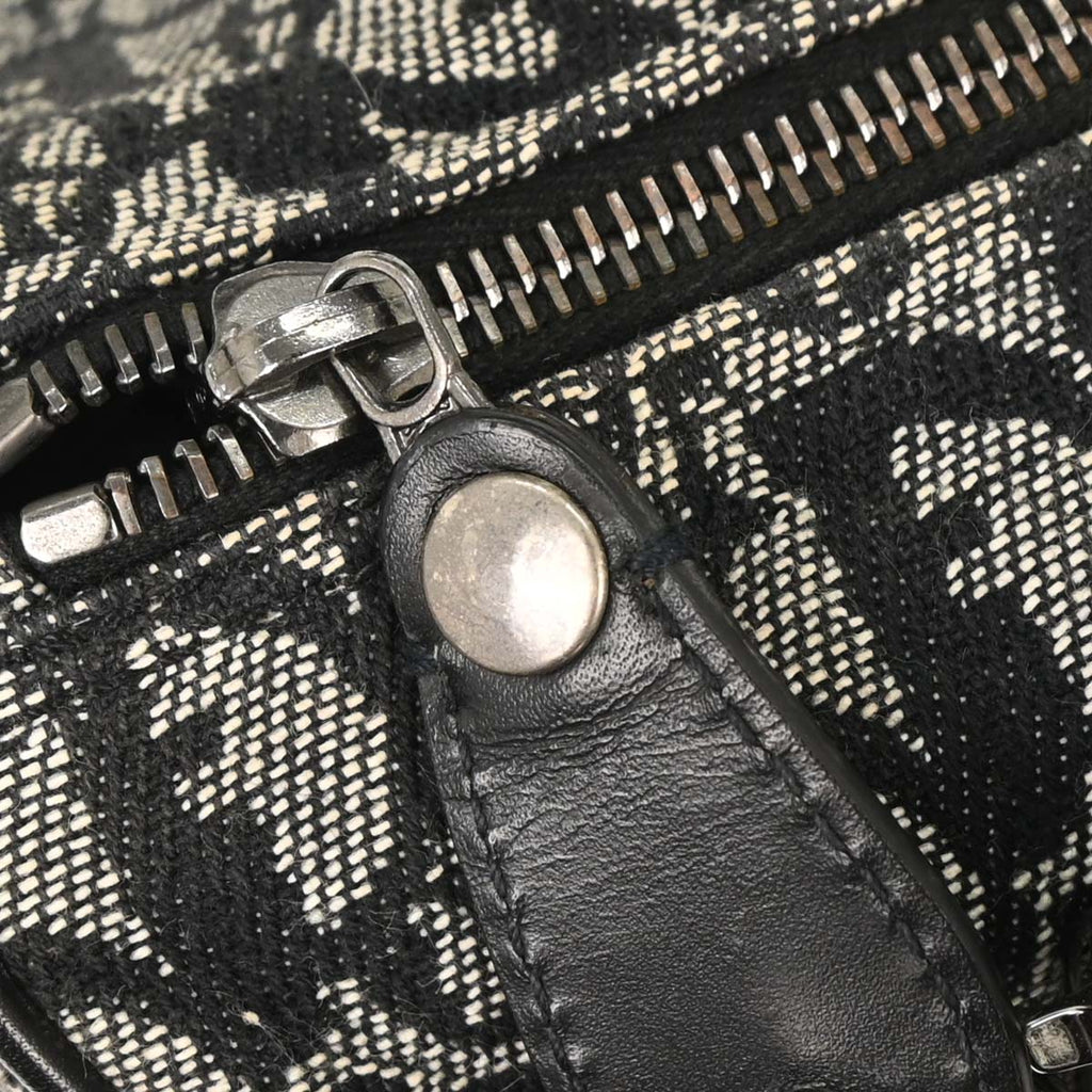 Christian Dior Black Trotter Duffle Handbag
