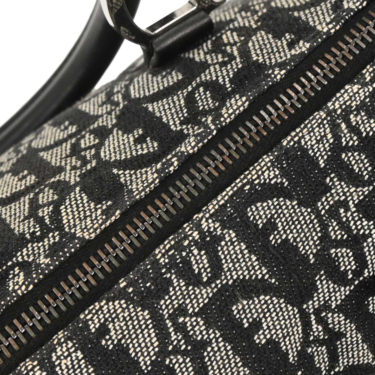 Christian Dior Black Trotter Duffle Handbag