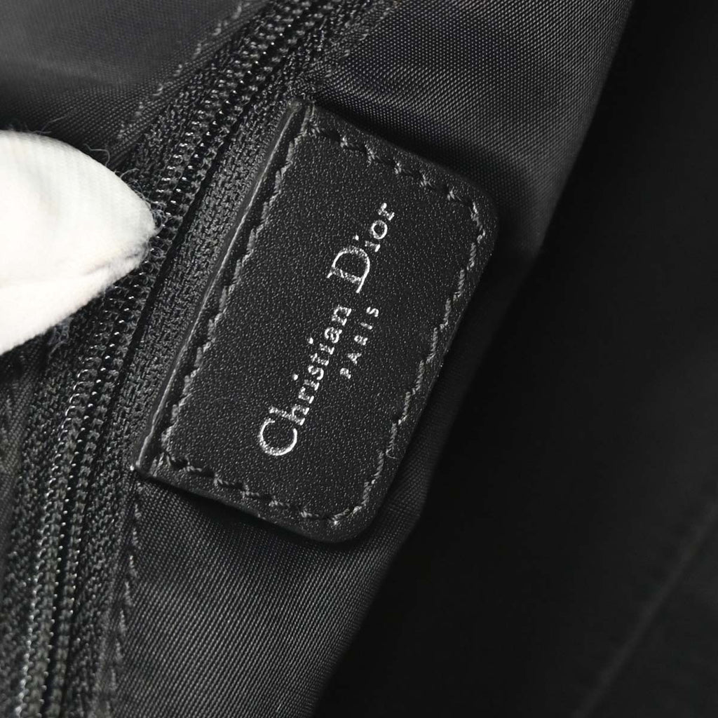 Christian Dior Black Trotter Duffle Handbag