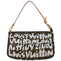 Louis Vuitton White Graffiti Pochette Accessoires Handbag M92192