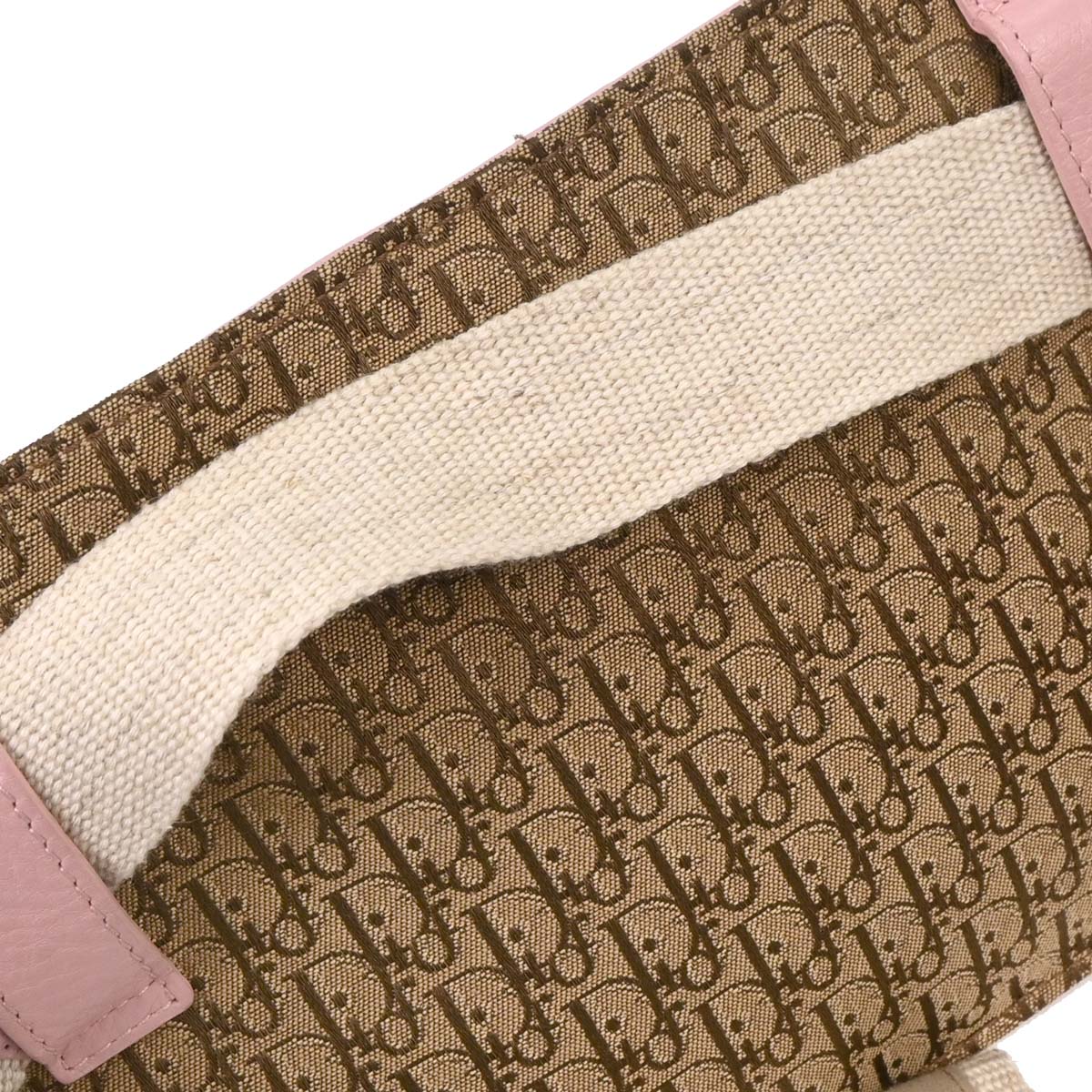 Christian Dior Beige Pink Trotter Street Chic Bum Bag
