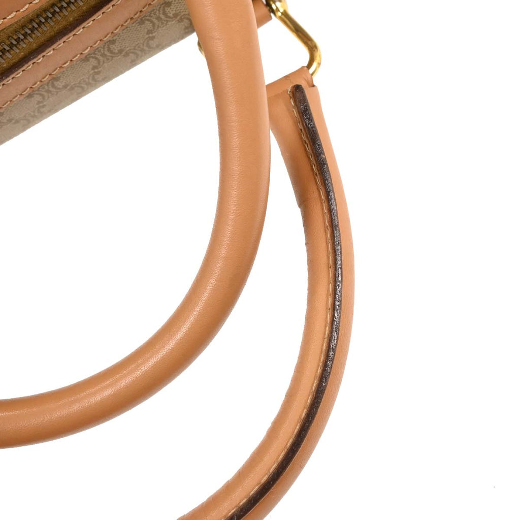 Celine Beige Macadam Duffle Handbag