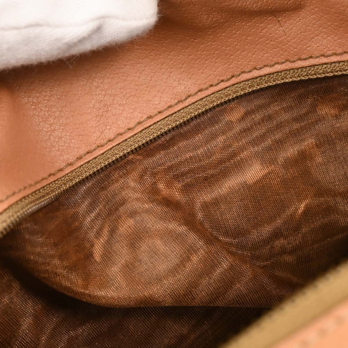 Celine Beige Macadam Duffle Handbag