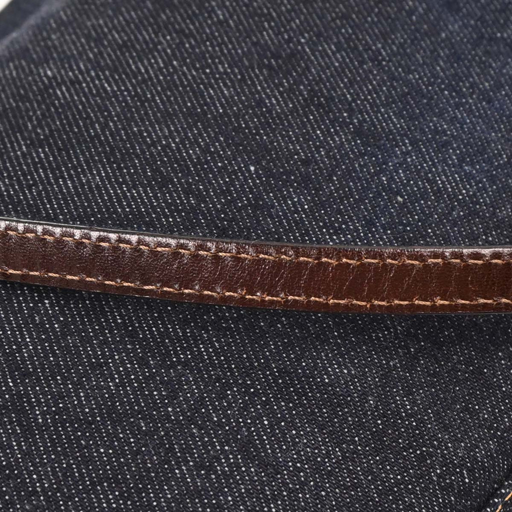Fendi Navy Denim Shoulder Bag