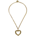 Celine Gold Chain Pendant Necklace