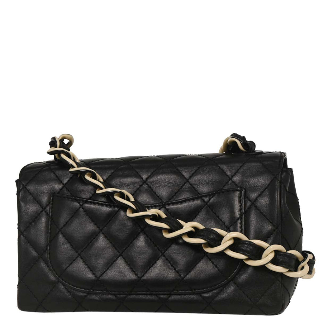 Chanel 2000-2002 Black Lambskin Shoulder Bag