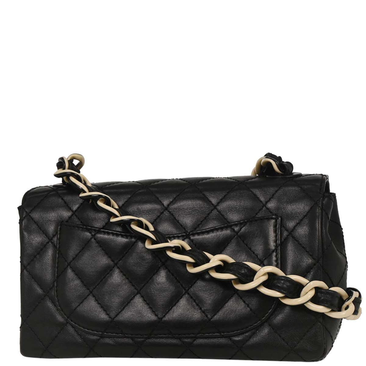 Chanel 2000-2002 Black Lambskin Shoulder Bag