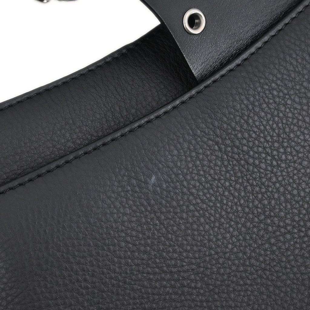 Christian Dior Black Leather Street Chic Columbus Shoulder Bag