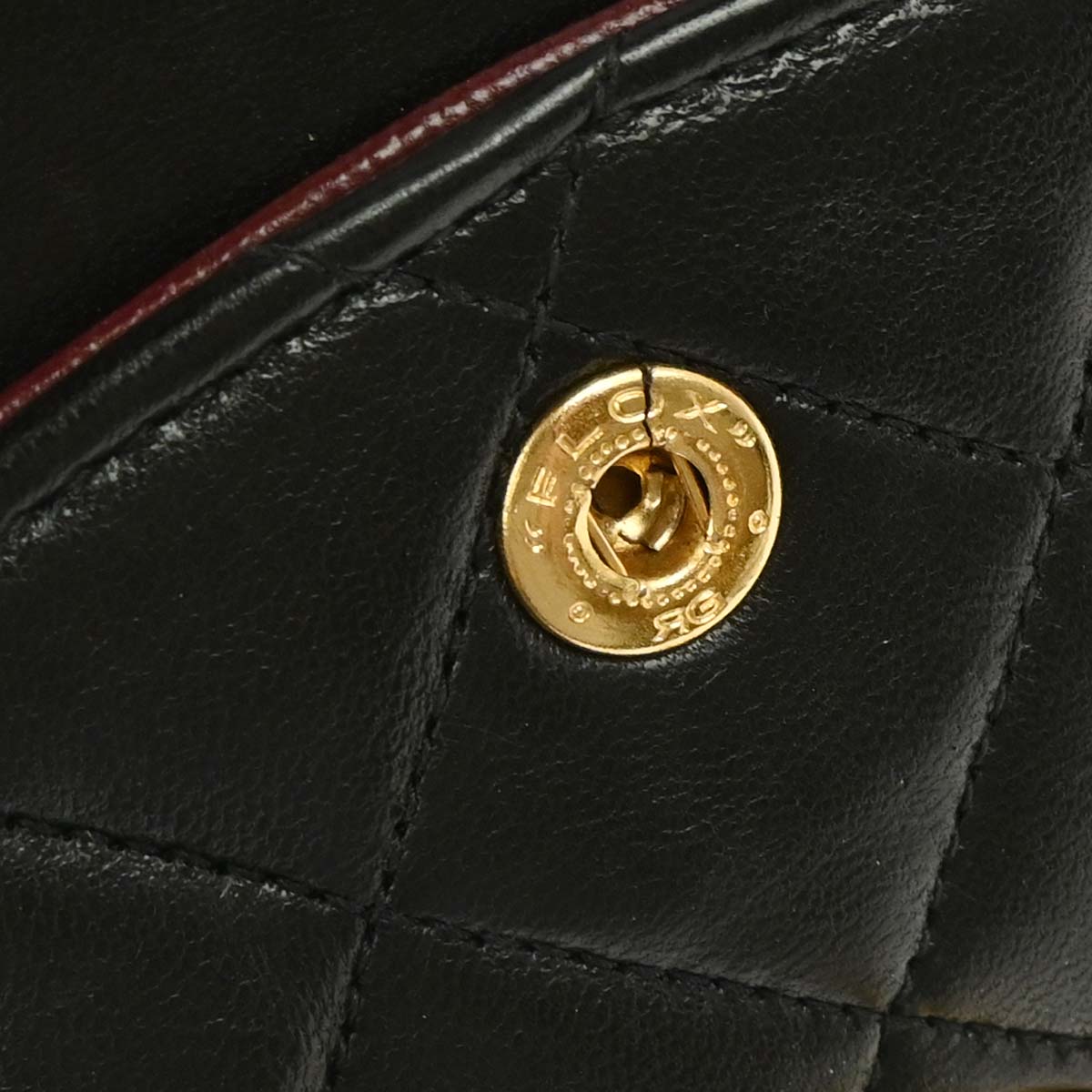 Chanel 1994-1996 Black Lambskin Medium Classic Double Flap Shoulder Bag