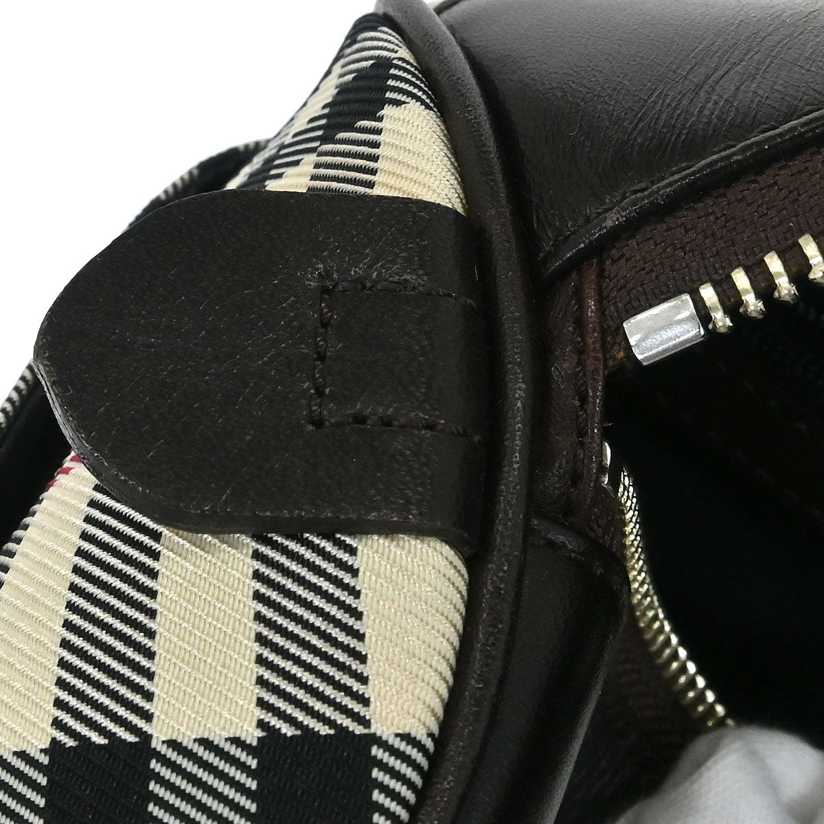 Burberry Beige Brown Burberry Check Handbag