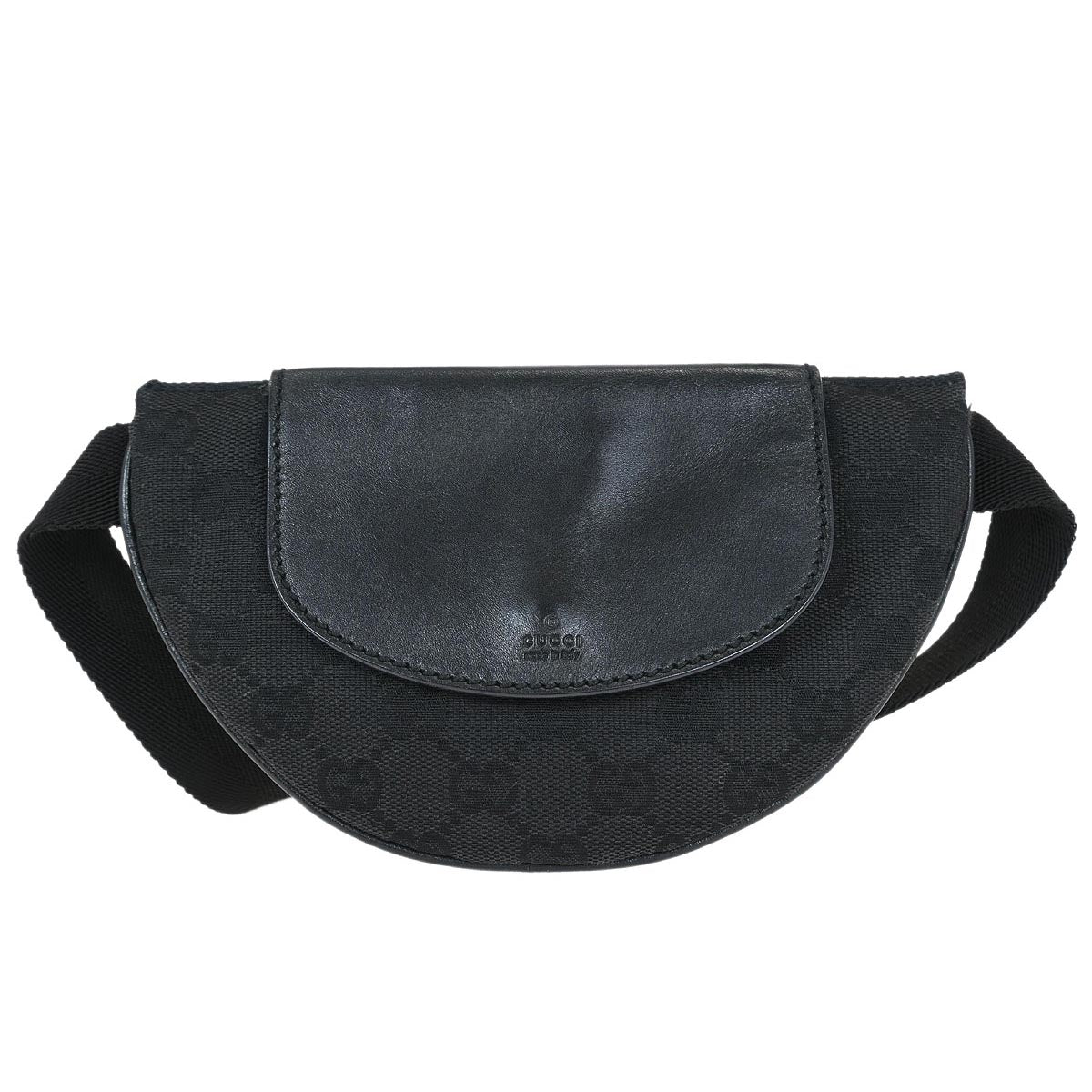 Gucci Black GG Bum Bag