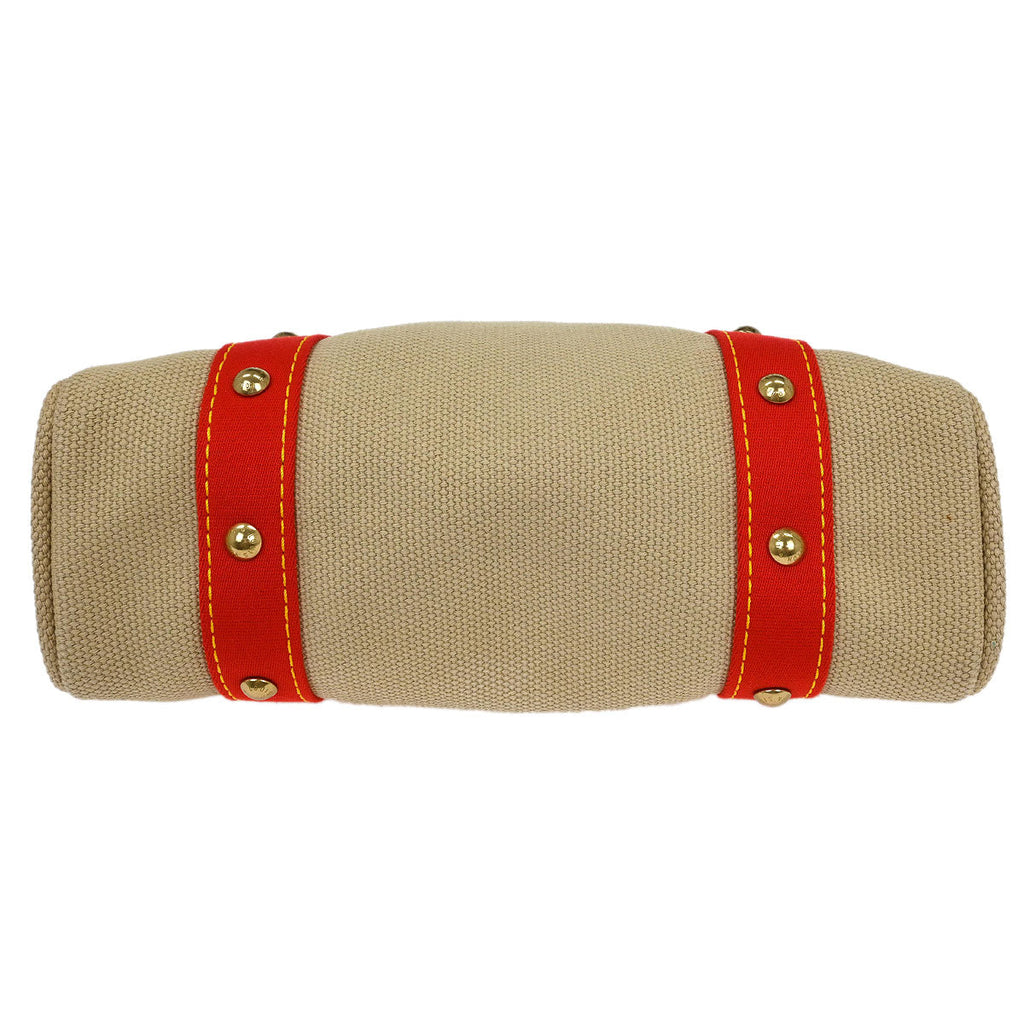 Louis Vuitton Beige Antigua Cabas MM Tote Bag M40035