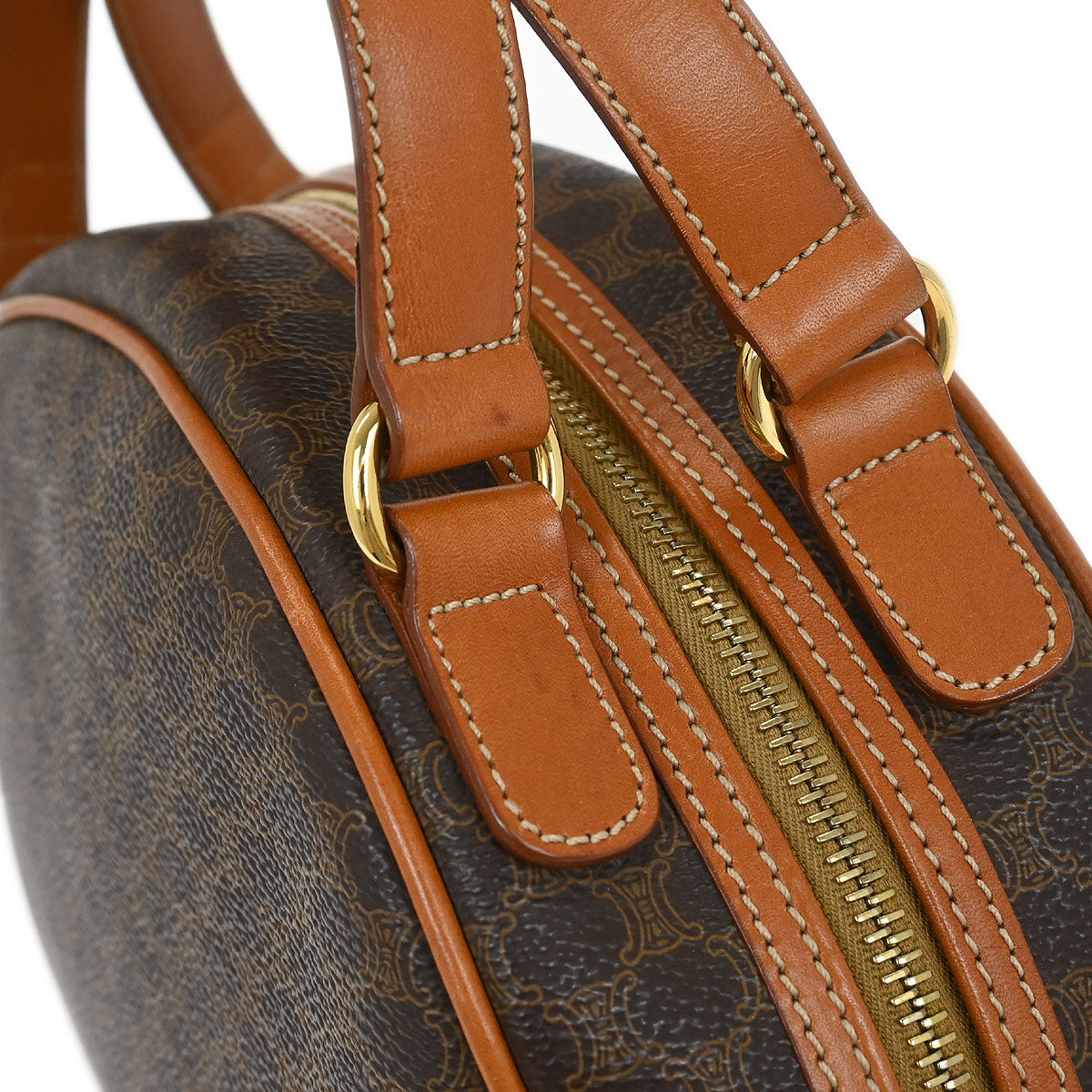 Celine Brown Macadam Handbag