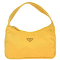 Prada Yellow Nylon Handbag