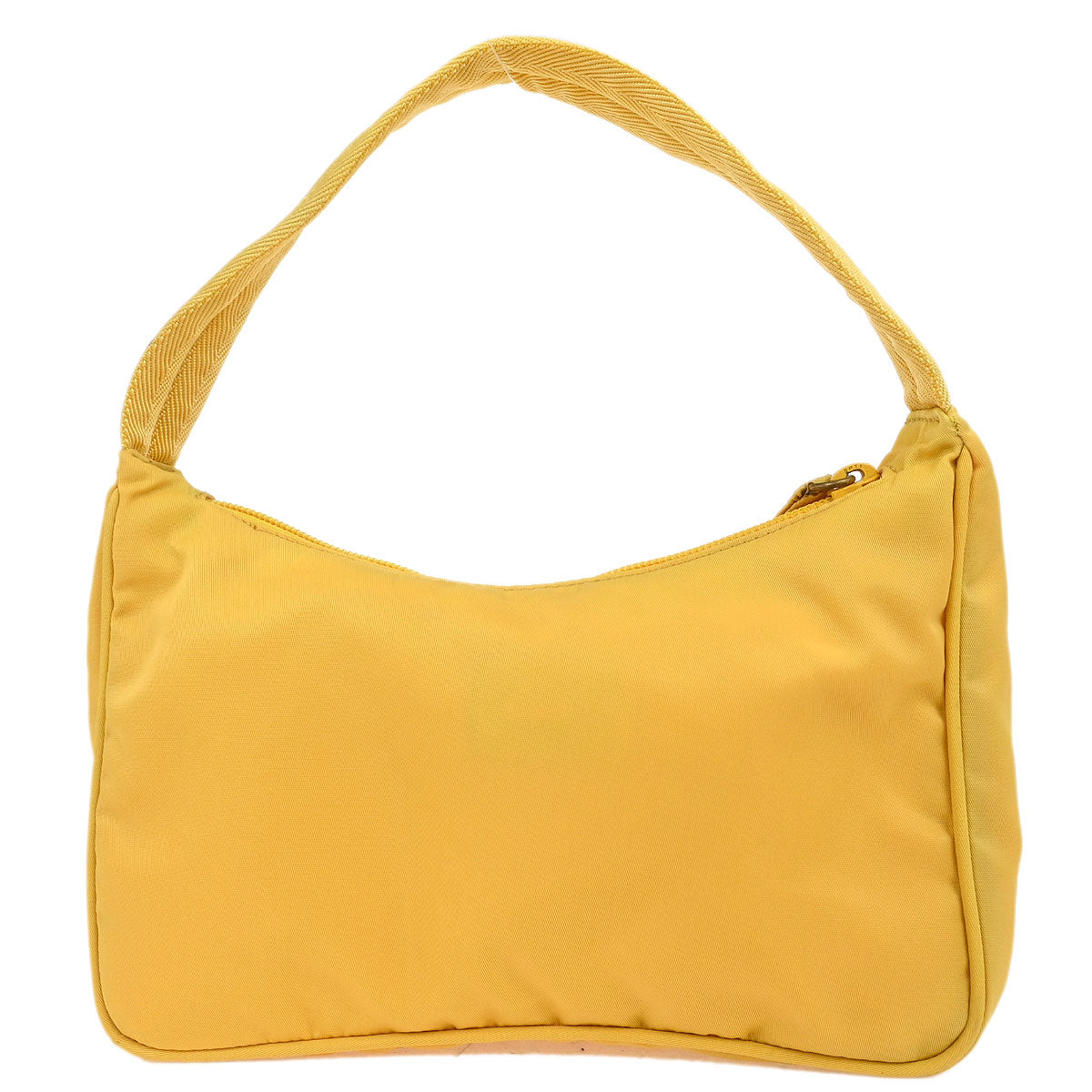 Prada Yellow Nylon Handbag