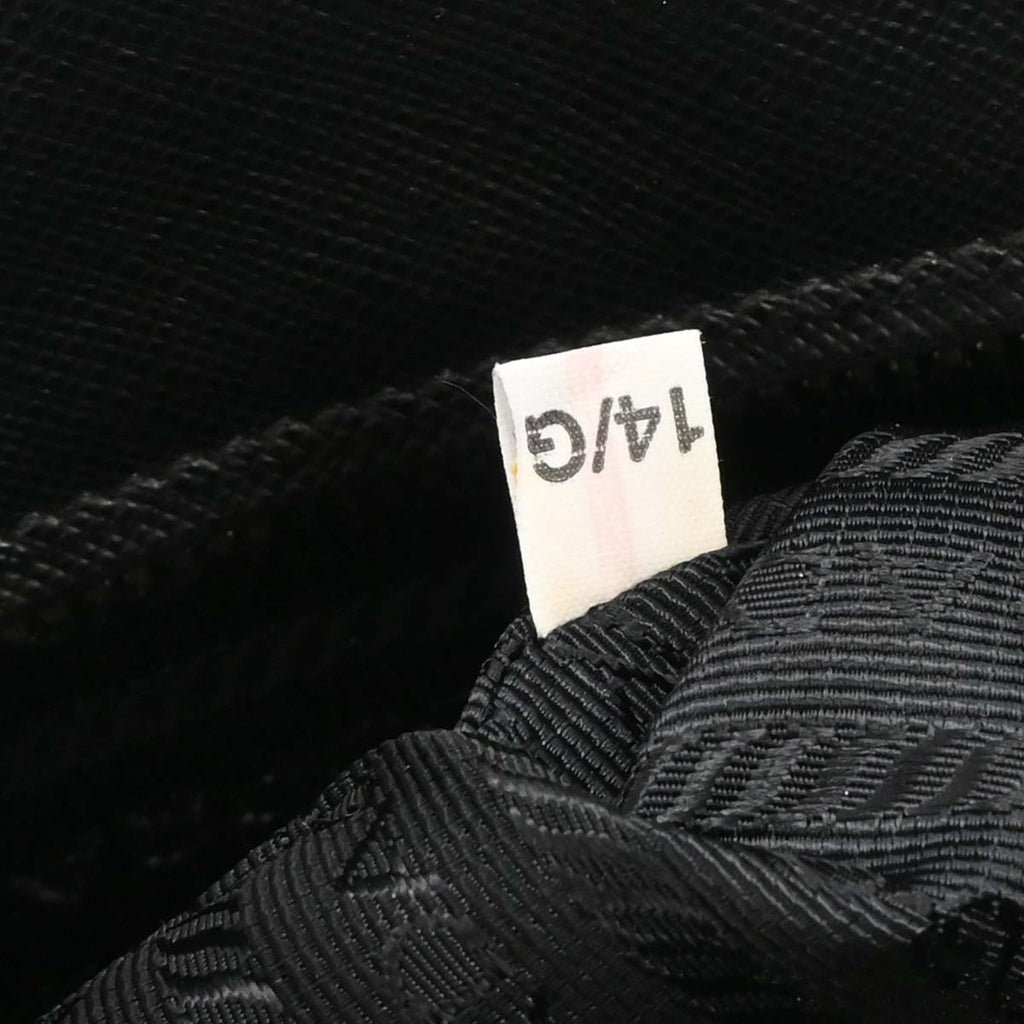 Prada Black Galleria Tote Studded 2way Shoulder Handbag