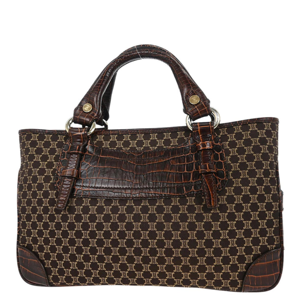 Celine * Brown Macadam Boogie Bag Handbag