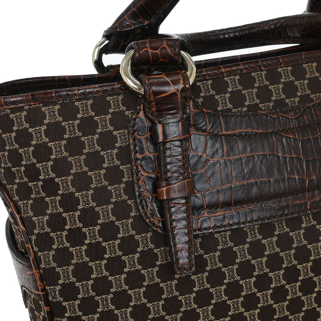 Celine * Brown Macadam Boogie Bag Handbag