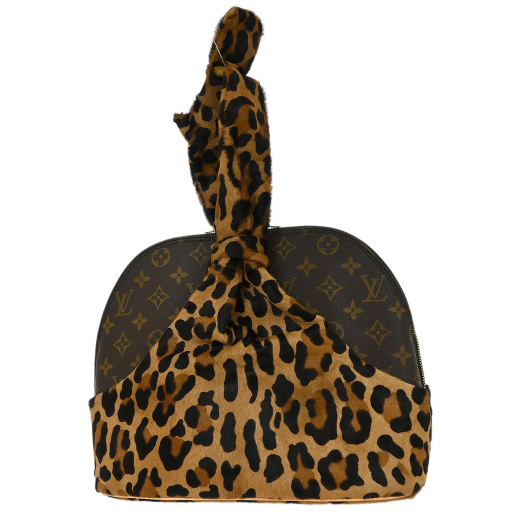 Louis Vuitton * Monogram Pony Hair Leopard Azzedine Alaia Alma M99032