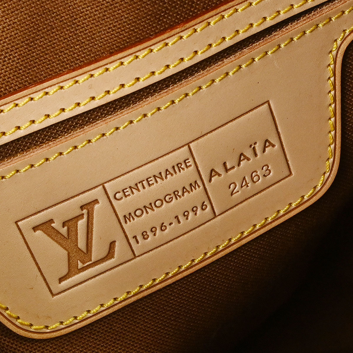 Louis Vuitton * Monogram Pony Hair Leopard Azzedine Alaia Alma M99032