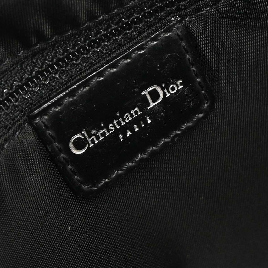 Christian Dior Silver Canvas Malice Handbag