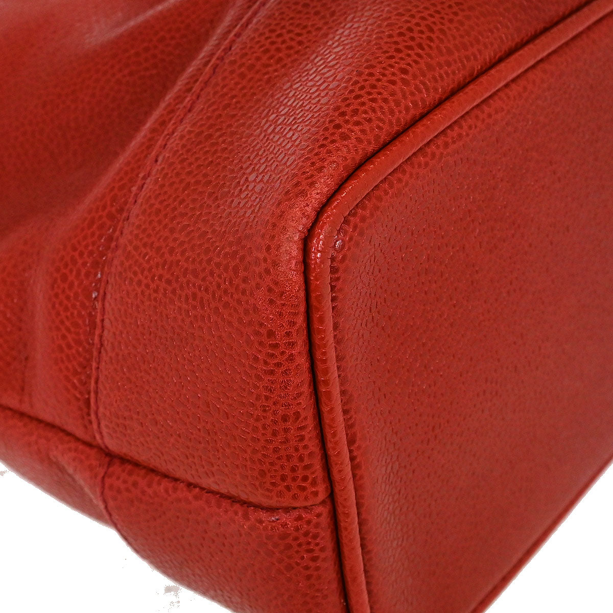 Chanel 1994-1996 Red Caviar Handbag