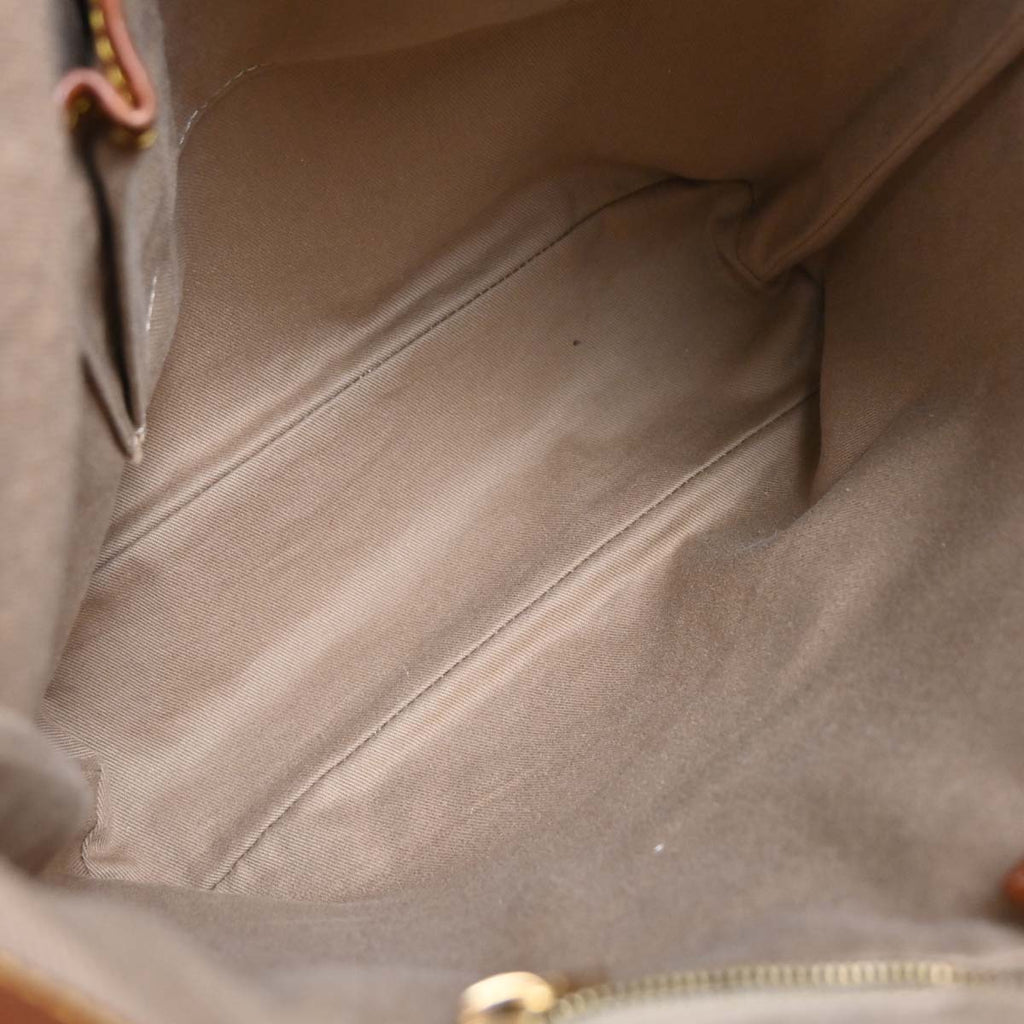 Celine * White Canvas Macadam Tote Handbag