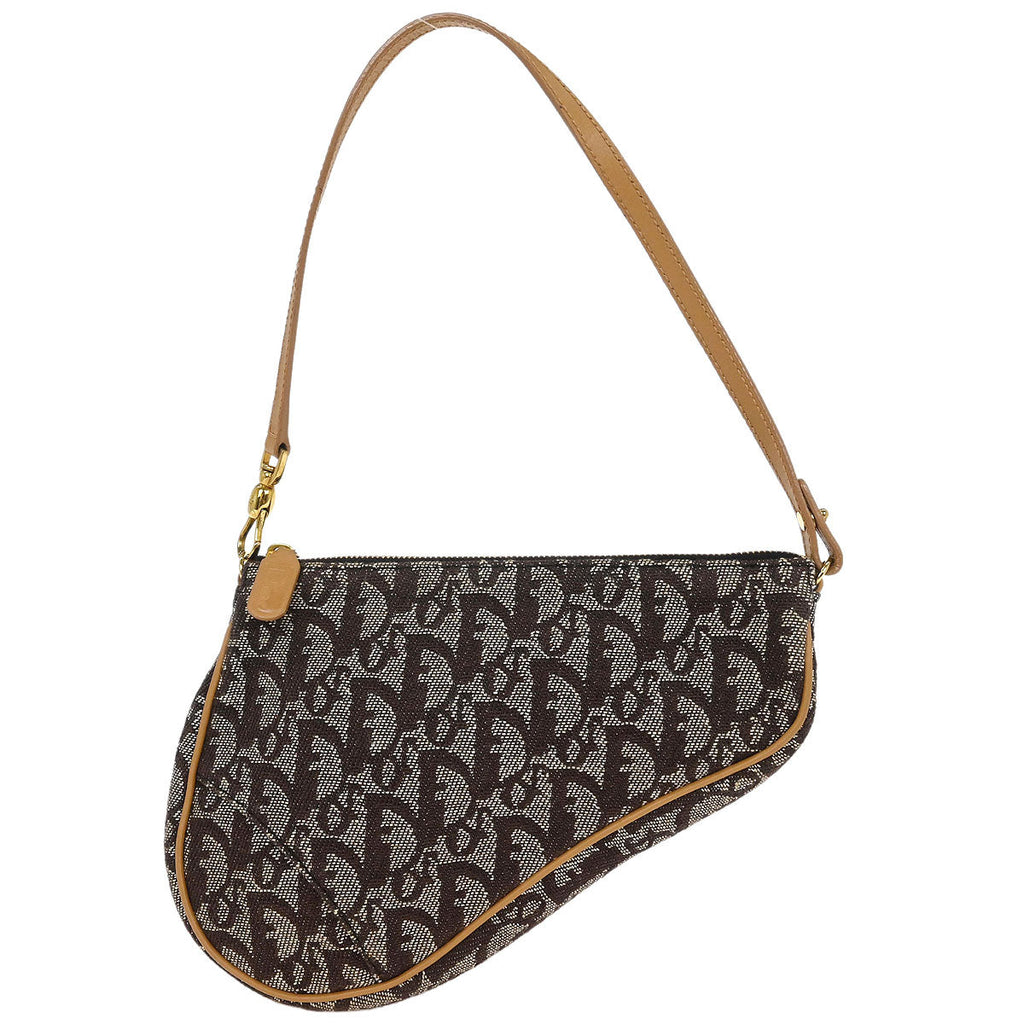 Christian Dior Brown Trotter Saddle Handbag