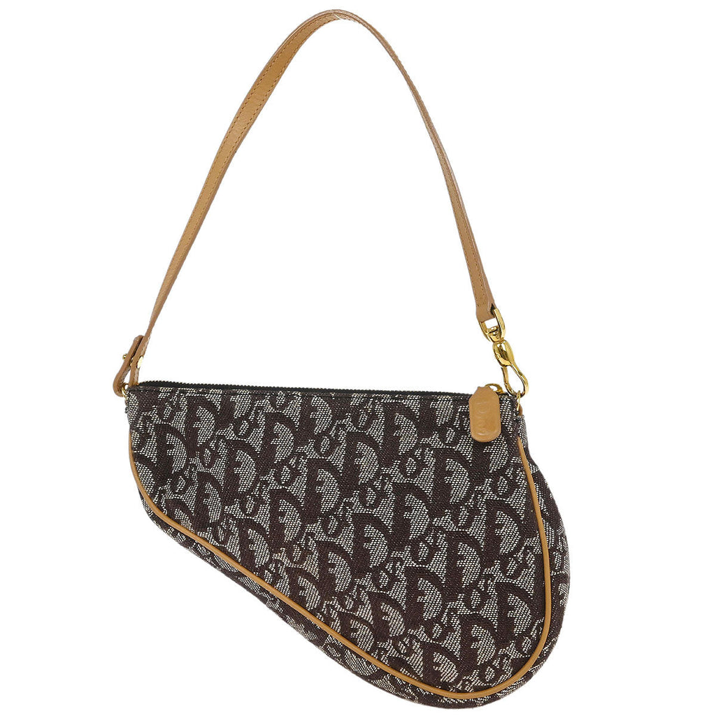 Christian Dior Brown Trotter Saddle Handbag