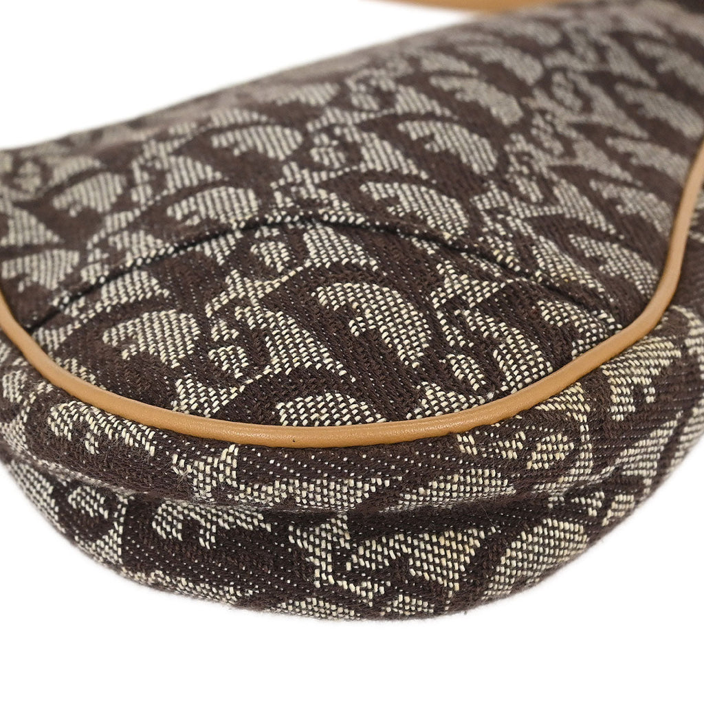 Christian Dior Brown Trotter Saddle Handbag