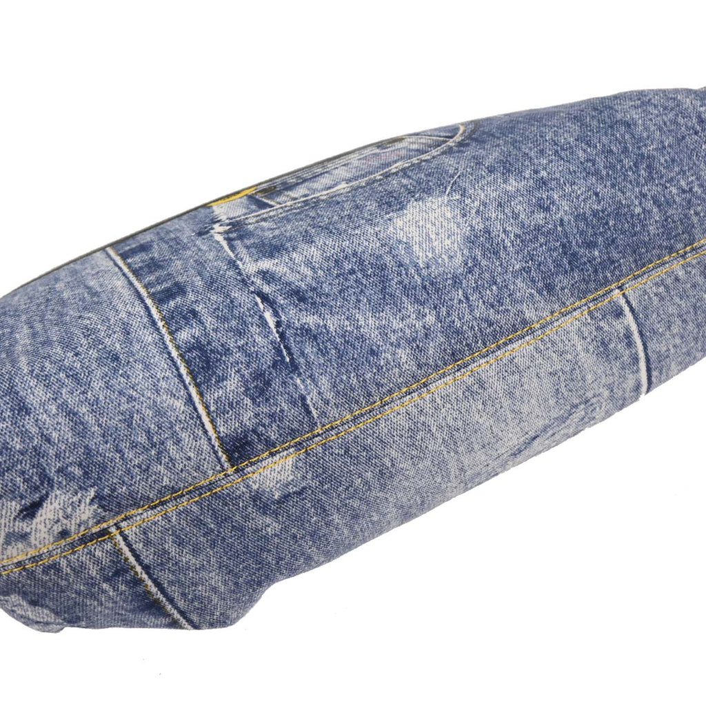 Christian Dior Blue Canvas Denim Print Shoulder Bag