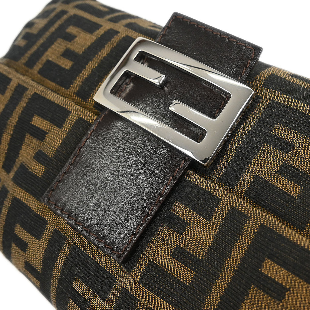 Fendi Brown Zucca Baguette Handbag