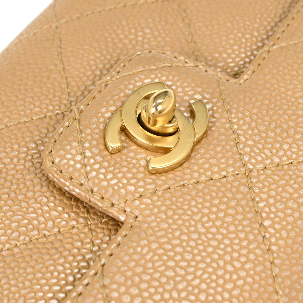 Chanel Beige Caviar Handbag