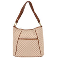 Celine * Ivory Canvas Macadam Handbag