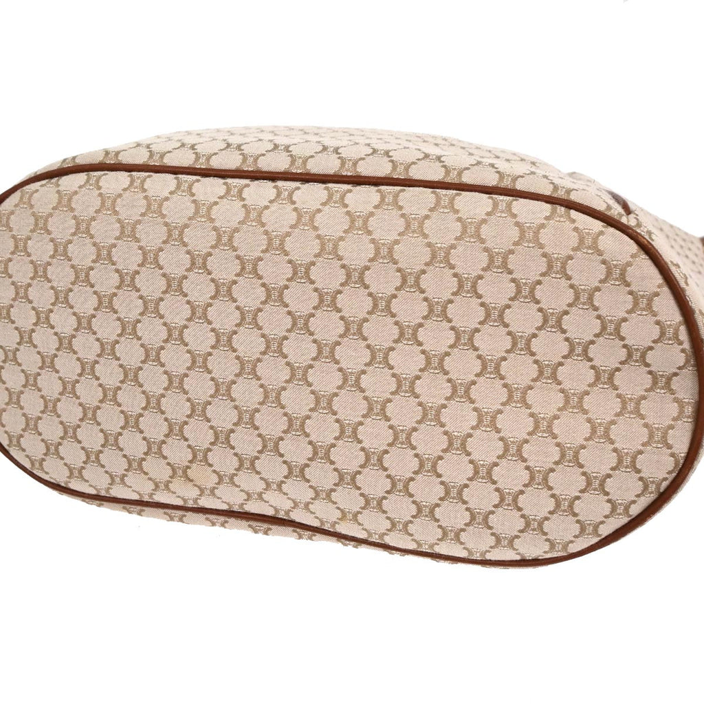 Celine * Ivory Canvas Macadam Handbag