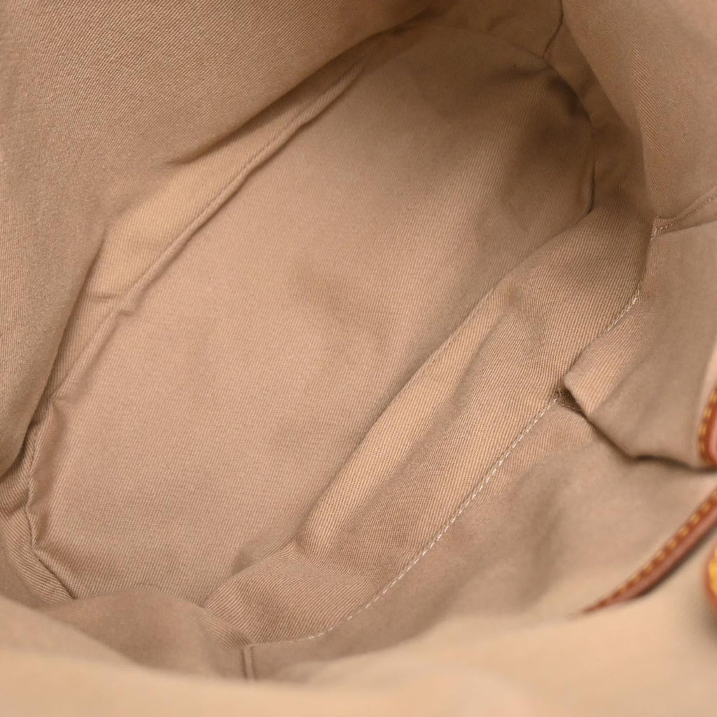Celine * Ivory Canvas Macadam Handbag