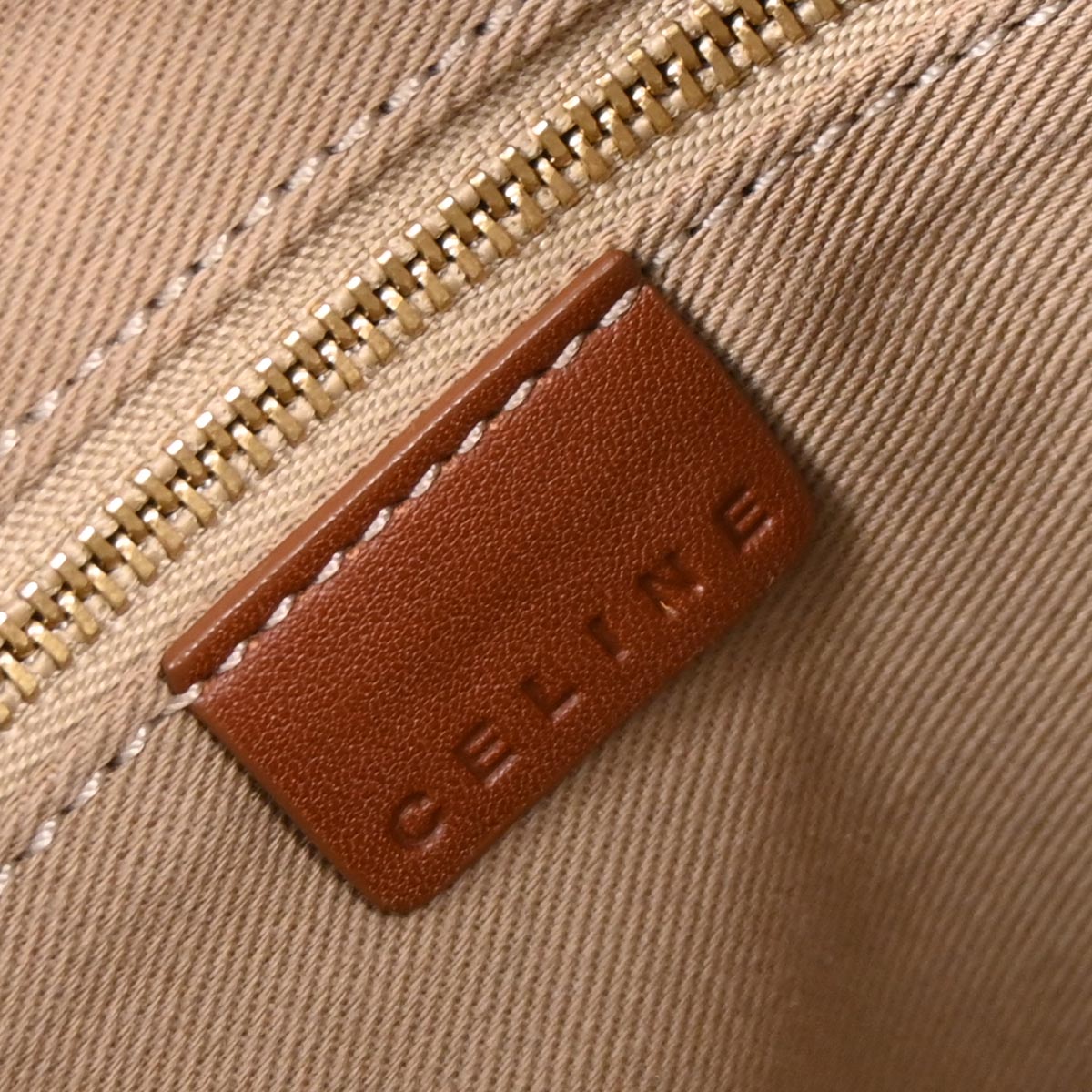 Celine * Ivory Canvas Macadam Handbag
