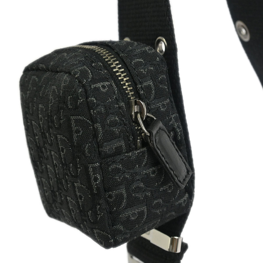 Christian Dior Black Trotter Street Chic Columbus Shoulder Bag