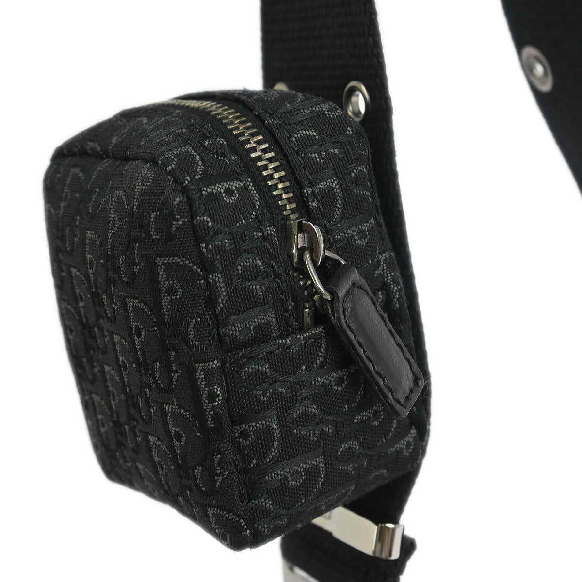 Christian Dior Black Trotter Street Chic Columbus Shoulder Bag