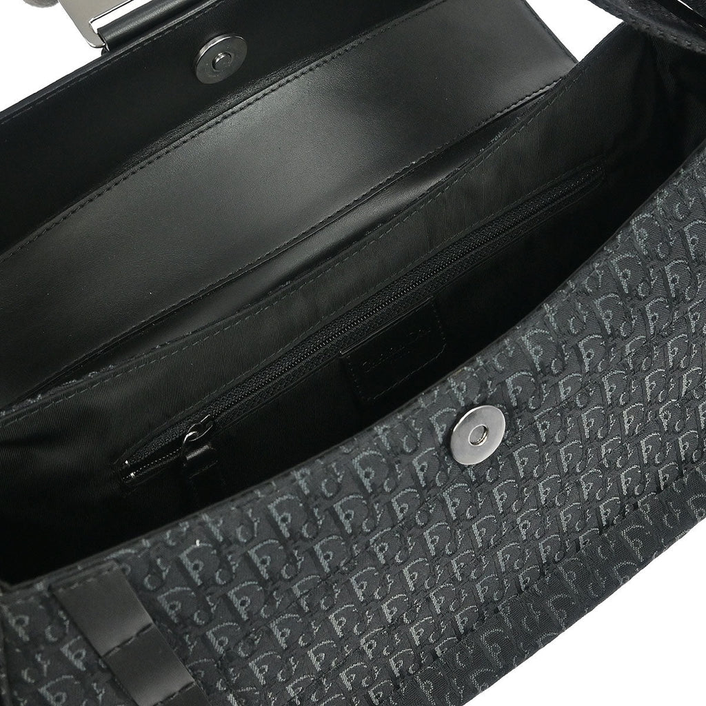 Christian Dior Black Trotter Street Chic Columbus Shoulder Bag