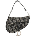 Christian Dior Black Trotter Saddle Handbag