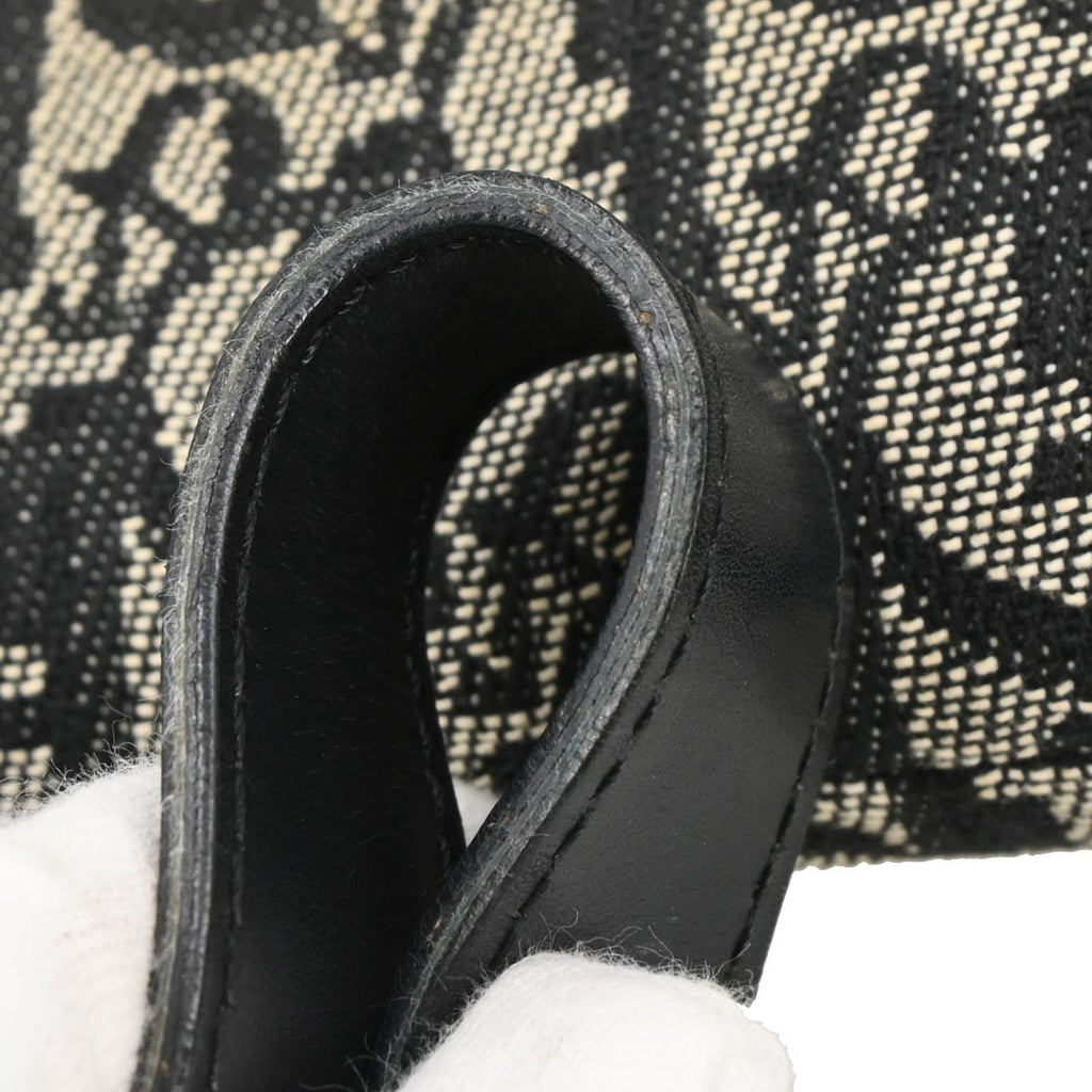Christian Dior Black Trotter Saddle Handbag
