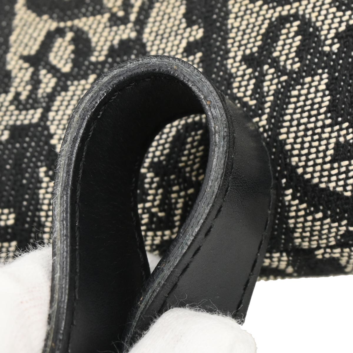Christian Dior Black Trotter Saddle Handbag