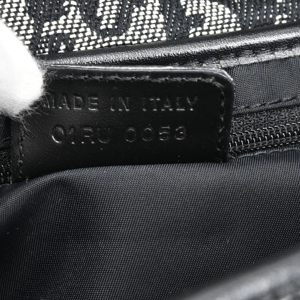 Christian Dior Black Trotter Saddle Handbag