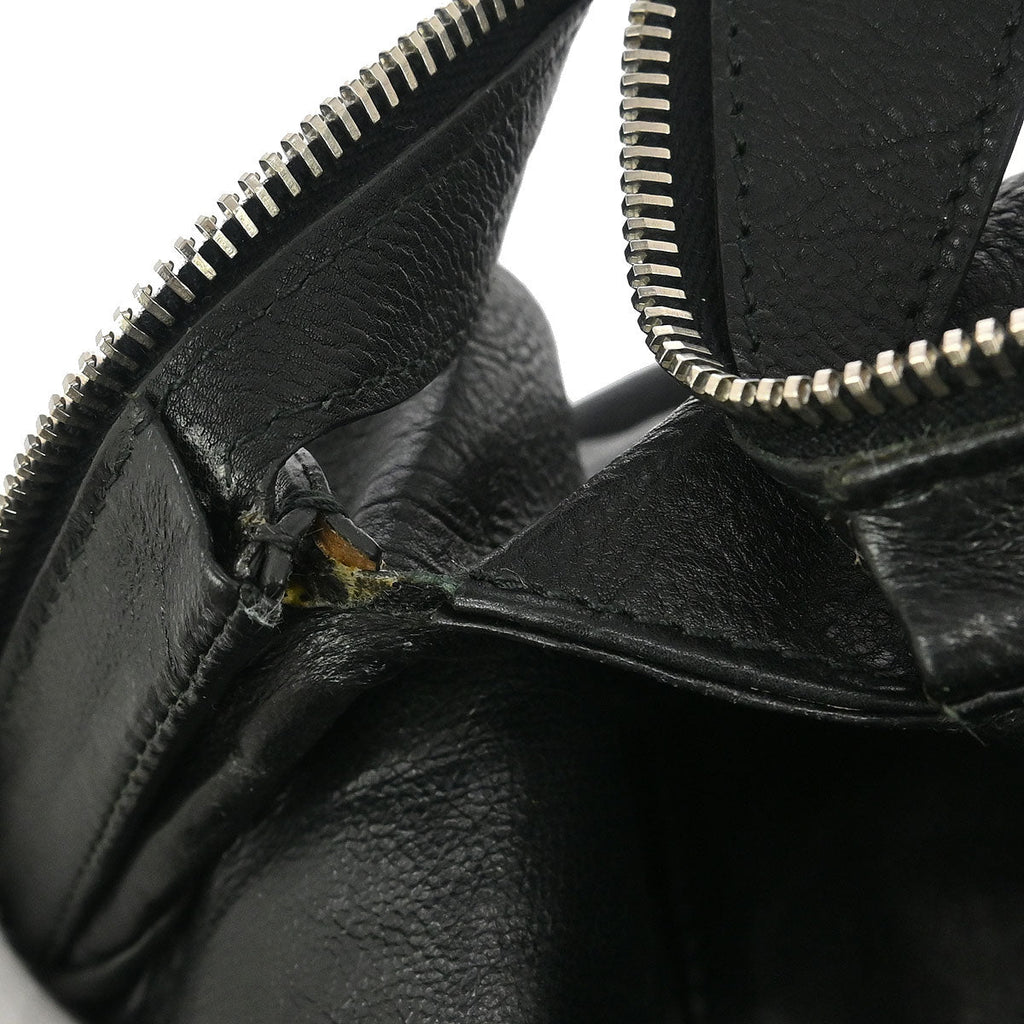 Christian Dior Black Leather My Dior Duffle Handbag