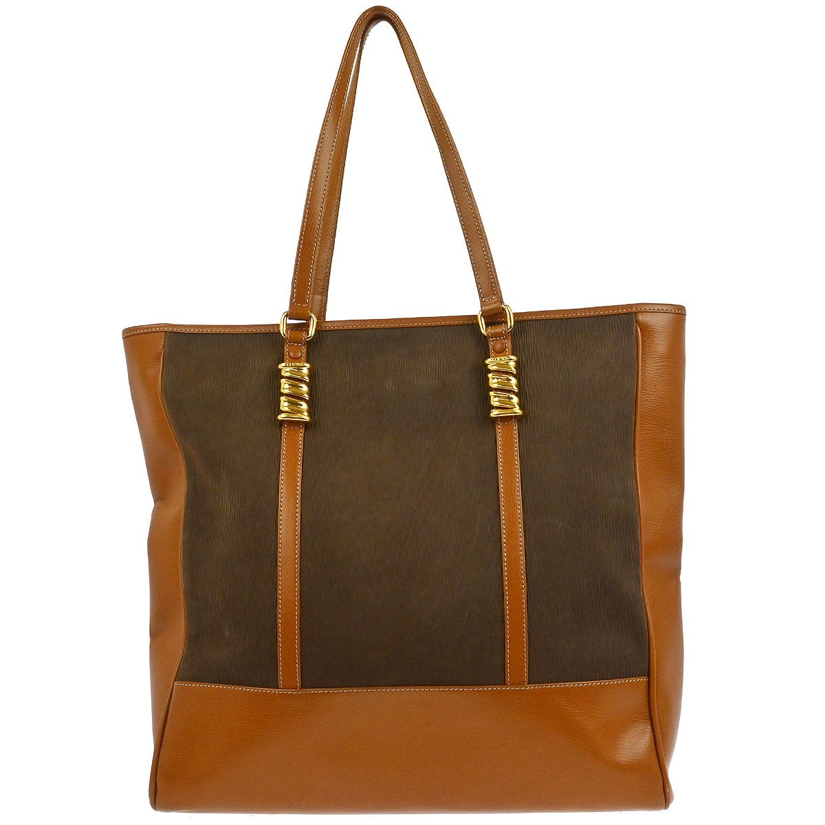 Loewe Brown Leather Velasquez Tote Handbag