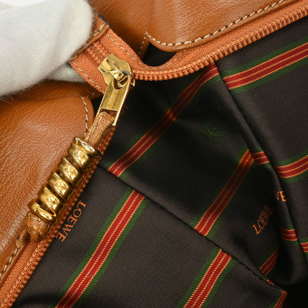 Loewe Brown Leather Velasquez Tote Handbag