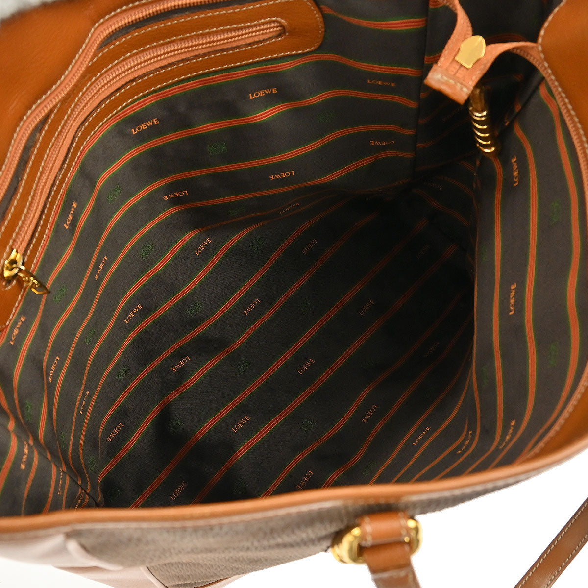 Loewe Brown Leather Velasquez Tote Handbag