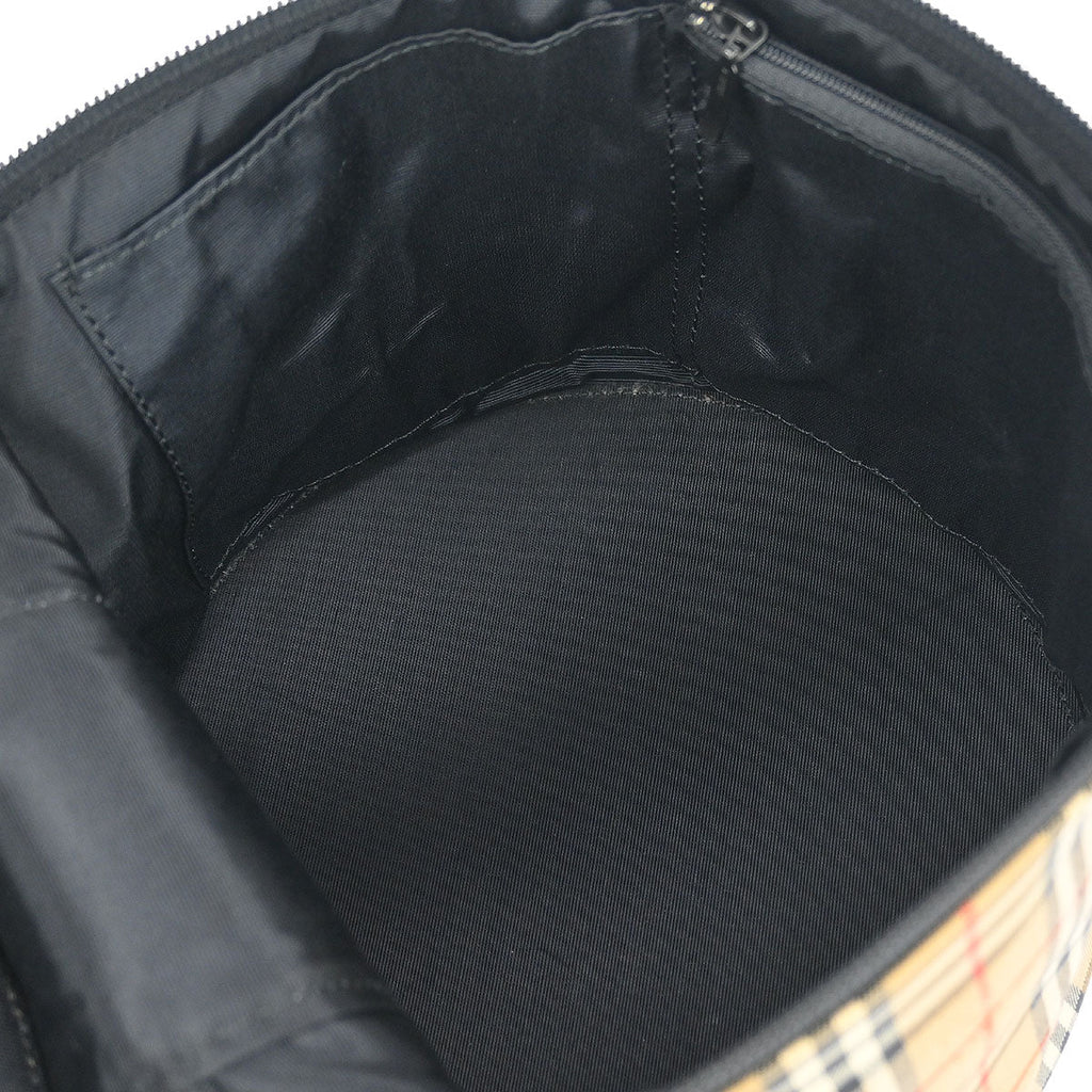 Burberrys Beige Black House Check Vanity Handbag